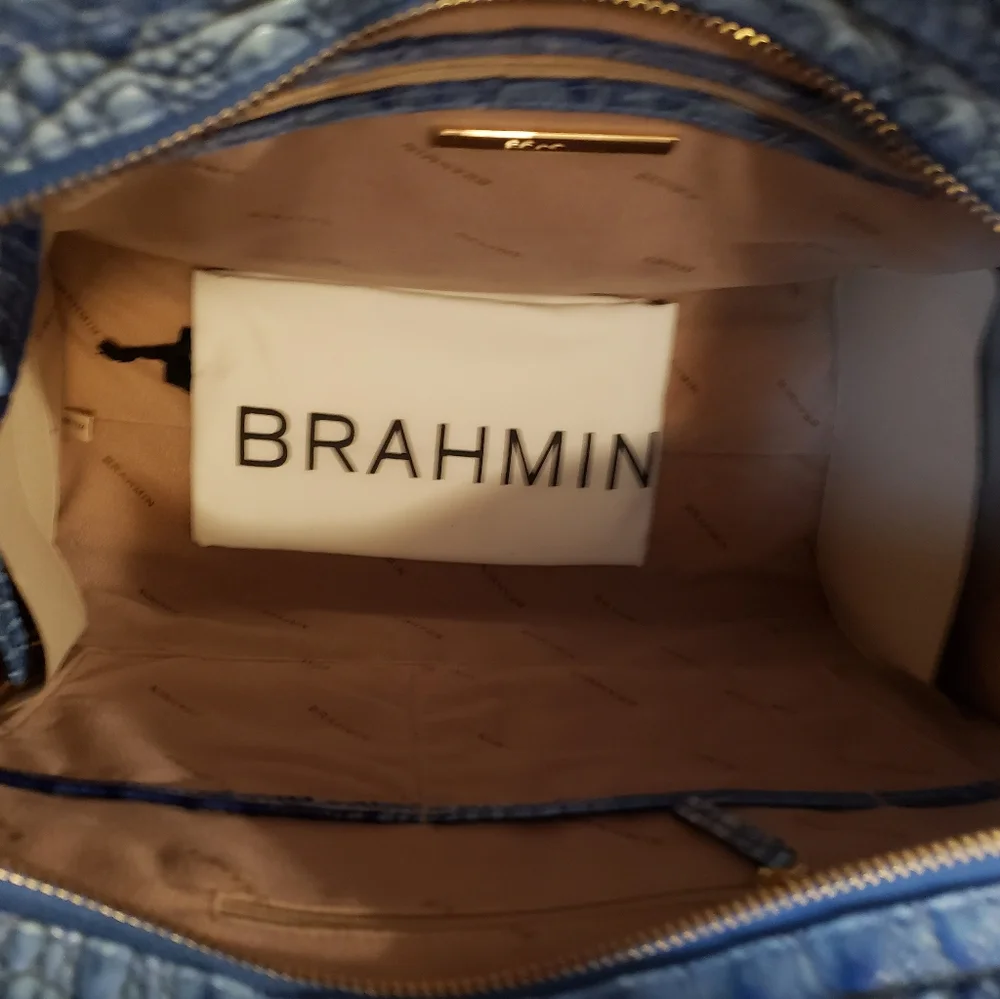 Brahmin Tia Electric Blue Ombre - Picture 7 of 8